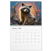 Calendar Raton Laveur カレンダー (2月 2026)