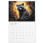 Calendar Raton Laveur カレンダー (3月 2027)