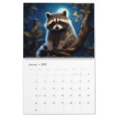 Calendar Raton Laveur カレンダー (1月 2027)