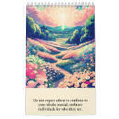 Calendar romantic flowers カレンダー (カバー)