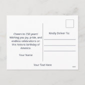 Calendar USA 1776-2026 シーズンポストカード (裏面)