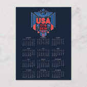 Calendar USA 1776-2026 シーズンポストカード (正面)