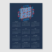 Calendar USA 250 – 1776 to 2026 Pixel Art (正面)