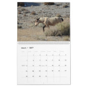 Calendar, Wild Horses, Eastern Sierra, California カレンダー (3月 2027)