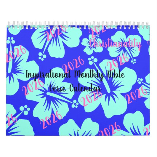 Calendar with inspirational verses 2026 カレンダー (カバー)