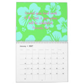 Calendar with inspirational verses 2026 カレンダー (1月 2027)