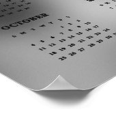 Calendar, Yearly Beautiful Stallion Horse Poster ポスター (角)