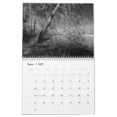 Calendarioの詐欺のfotografía enはyの黒人に白色塗料を塗ります カレンダー (1月 2027)