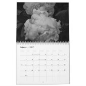 Calendarioの詐欺のfotografía enはyの黒人に白色塗料を塗ります カレンダー (2月 2027)