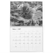 Calendarioの詐欺師fotos de pajaross enはyの黒人に白色塗料を塗ります カレンダー (2月 2027)