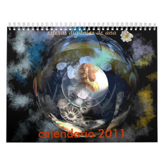 calendario 2011年のデジタルesferas… カレンダー