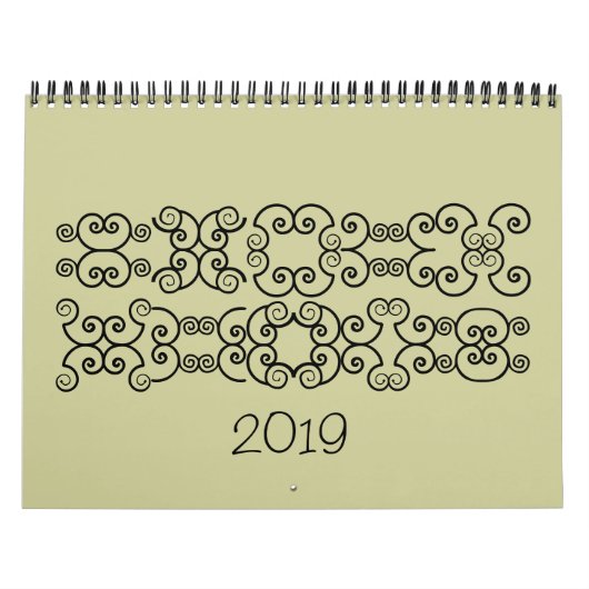 Calendario 2019 カレンダー (カバー)