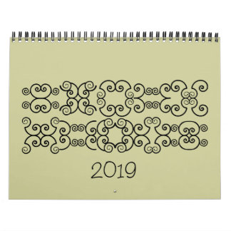 Calendario 2019 カレンダー