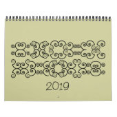 Calendario 2019 カレンダー (カバー)