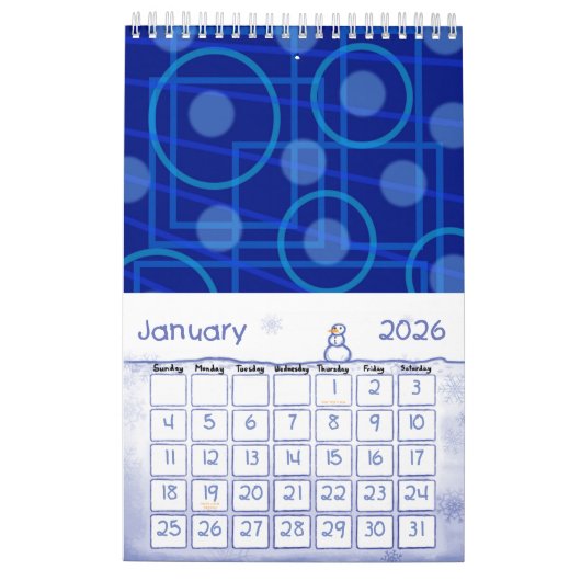 Calendario 2025 カレンダー (1月 2026)