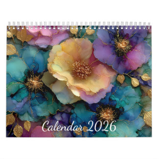 Calendario 2026 Flores カレンダー