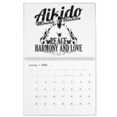 Calendário Aikido カレンダー (1月 2026)