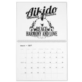 Calendário Aikido カレンダー (3月 2027)