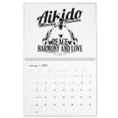 Calendário Aikido カレンダー (1月 2027)