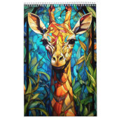 Calendario Animales en Arte Vitral カレンダー (カバー)