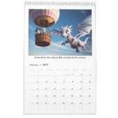 Calendario Benny the Bear and the Missing Honey カレンダー (1月 2027)