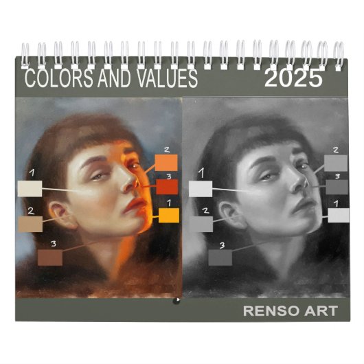 Calendario Calendar - Renso Art 2025 カレンダー (カバー)