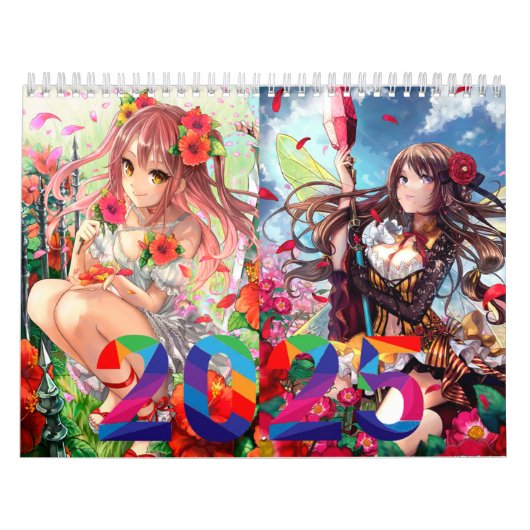 Calendario Chicas Anime 2025 カレンダー (カバー)