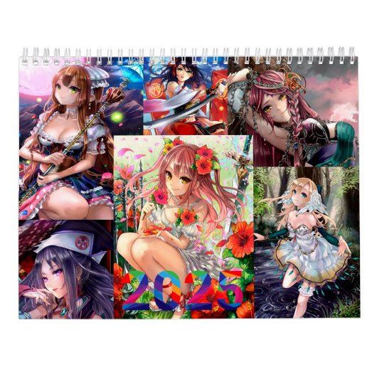 Calendario Chicas Anime 2025 カレンダー (裏面)