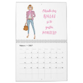 CALENDARIO CHICAS DE MODA カレンダー (2月 2027)