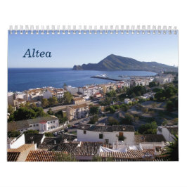 Calendario de Altea, España カレンダー