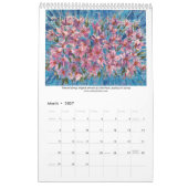 Calendario de arte de Julie Wynn カレンダー (3月 2027)