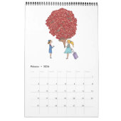 Calendario de pared カレンダー (2月 2026)