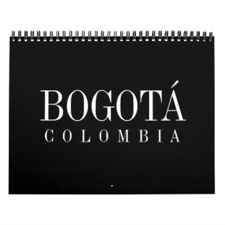 Calendario de pared, Bogotá, Colombia カレンダー