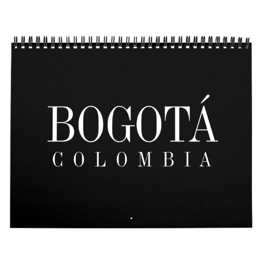 Calendario de pared, Bogotá, Colombia カレンダー (カバー)