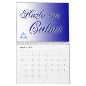 Calendario de Serenidad yのlemas de Al Anon カレンダー (3月 2026)