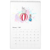 Calendario Gato, Ratita and friends カレンダー (2月 2027)