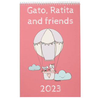 Calendario Gato, Ratita and friends カレンダー