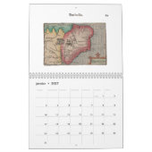Calendário: Mapas do Brasil カレンダー (1月 2027)