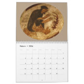 Calendario medieval 2 páginas Estándar カレンダー (2月 2026)