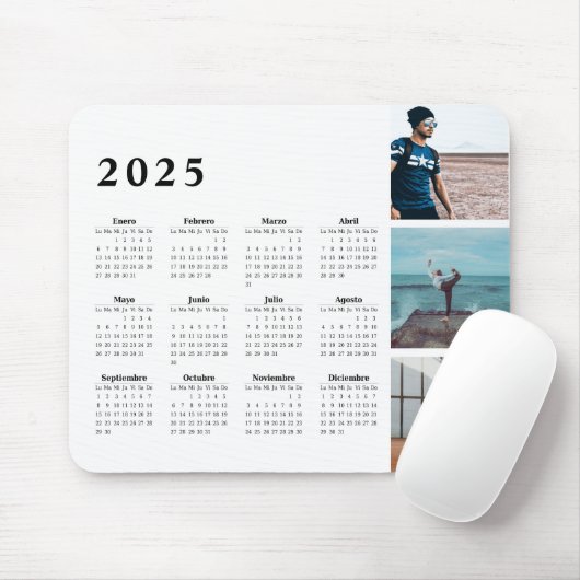 Calendario personalizado Galeria 2025 マウスパッド (マウス)
