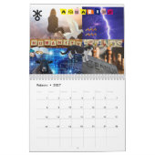 Calendario Signos del Zodiaco en Collage カレンダー (2月 2027)