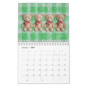 CALENDARRIO INFANTIL FOFO COM ESTAMPA DE URSINHO D カレンダー (1月 2027)
