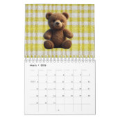 CALENDARRIO INFANTIL FOFO COM ESTAMPA DE URSINHO D カレンダー (3月 2026)