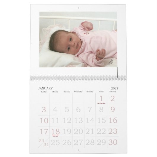 calender1 カレンダー (1月 2027)