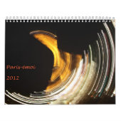 Calendrierパリémoi 2012年 カレンダー (カバー)