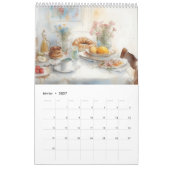 Calendrier カレンダー (2月 2027)