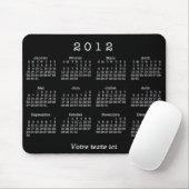 Calendrier 2012 français マウスパッド (マウス)