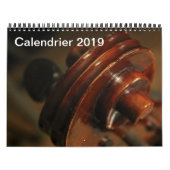 Calendrier 2019 Violoncelles カレンダー (カバー)