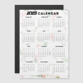 calendrier 2023 floral (正面/裏面)