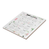 calendrier 2023 floral タイル (側面)